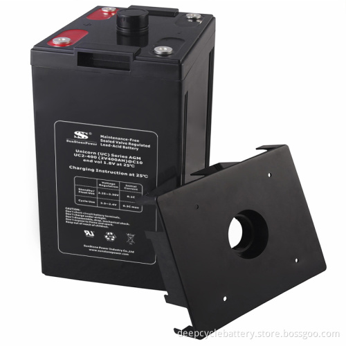 Solar System Battery Uc2-300 (2V300AH) Deep Cycle Battery Solar Panel Battery